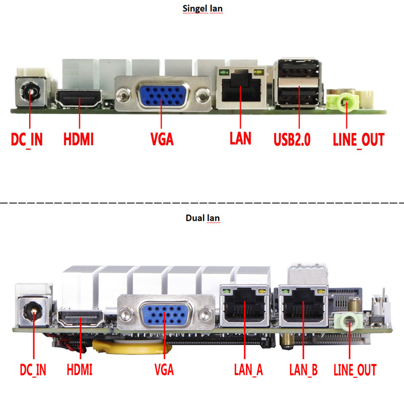 Industrial motherboard mainboard with intel celeron J1900 CPU
